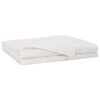 vidaXL Pătură cu greutate Alb 152 x 203 cm 7 kg 100% Bumbac 205T