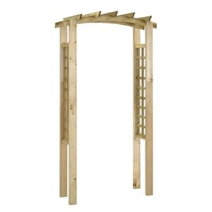 vidaXL Arcadă cu spalier, 110x60x210 cm, lemn masiv de pin tratat
