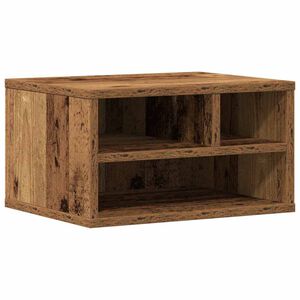 vidaXL Suport pentru imprimantă Lemn vechi 40 x 32 x 22,5 cm