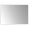 vidaXL Oglindă de baie cu LED Transparent 70 x 50 cm sticlă securizată