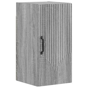 vidaXL Dulap de perete pentru baie HOORN Sonoma gri 30 x 31 x 59 cm
