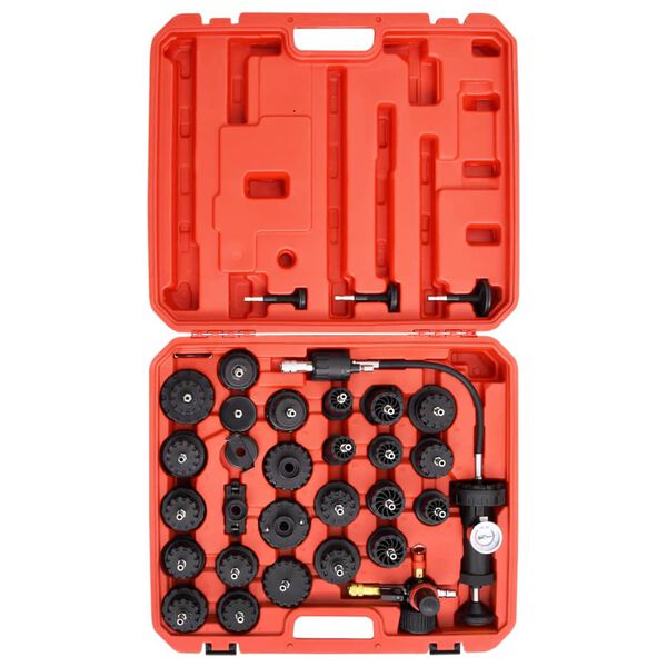 vidaXL Set manometru universal rezervor de apă pentru mașină, 32 piese