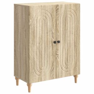 vidaXL Bufet Stejar Sonoma 66 x 34,5 x 90 cm Lemn prelucrat