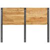 vidaXL Tăblie 140 cm lemn masiv de salc&acirc;m și fier