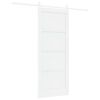 vidaXL Ușă glisantă ORKDAL Alb 83 x 202 cm Lemn masiv de pin