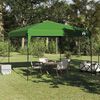 vidaXL Cort cu Copertină Manual Verde 290 x 290 x 251 cm țesătură