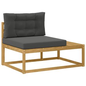 vidaXL Canapea de exterior cu pernă Alb 115 x 83 x 73 cm Poliester