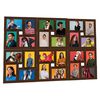 vidaXL Ramă foto colaj, maro &icirc;nchis, foto 24x (10x15 cm), MDF