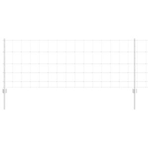 vidaXL Gard cu St&acirc;lp Argintiu 0,8 x 25 m Oțel