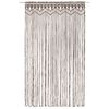 vidaXL Perdea macrame, gri taupe,140 x 240 cm, bumbac