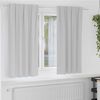 vidaXL Perdele Opaque cu Inel 2 pcs Gri deschis 175 x 140 cm Poliester