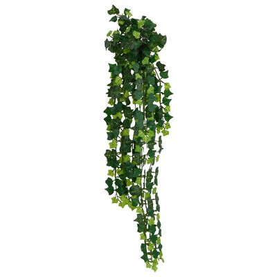 vidaXL Plante artificiale suspendate 12 buc. 339 frunze 90 cm verde