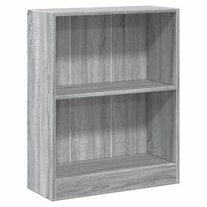 vidaXL Bibliotecă, gri sonoma, 60x24x76 cm, lemn prelucrat