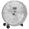 vidaXL Ventilator cu tambur cu roata Argintiu 79 x 37 x 82 cm Aluminiu