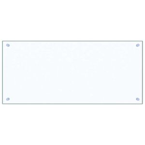 vidaXL Panou antistropi bucătărie transparent 90x40 cm sticlă securiz.