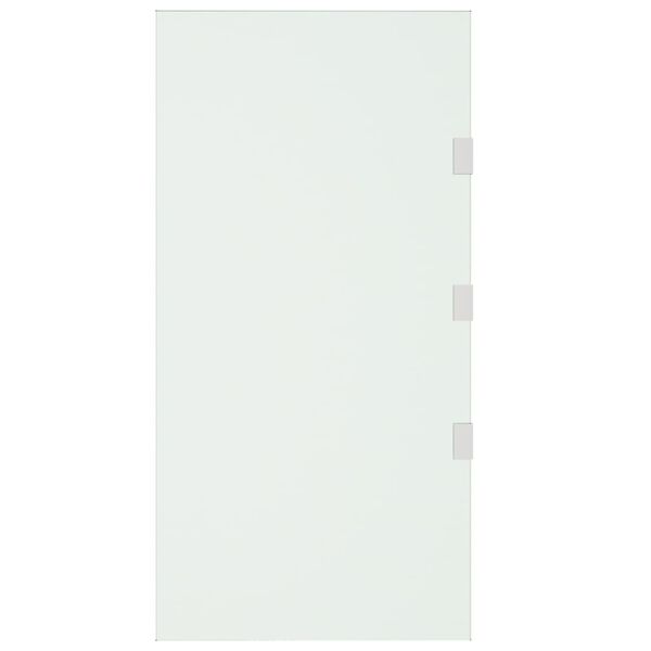 vidaXL Panouri laterale pentru copertine ușă 2 buc. transparent sticlă