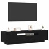 vidaXL Cabinet TV Negru 160 x 35 x 40 cm Lemn compozit