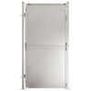 vidaXL Poartă de grădină 100x175 cm oțel inoxidabil