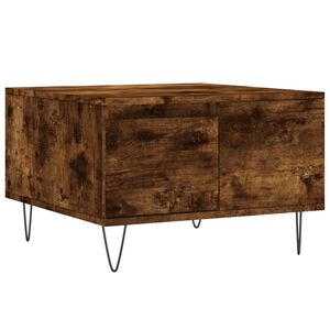 vidaXL Măsuță de cafea, stejar afumat, 55x55x36,5 cm, lemn prelucrat