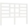 vidaXL Tăblie de pat, alb, 141x4x104 cm, lemn masiv de pin