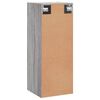 vidaXL Dulap de perete, gri sonoma, 34,5x34x90 cm, lemn prelucrat