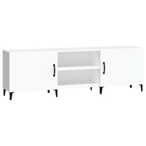 vidaXL Comodă TV, alb, 150x30x50 cm, lemn compozit