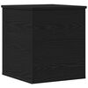vidaXL Cutie de depozitare Stejar Negru 40 x 42 x 46 cm Lemn prelucrat
