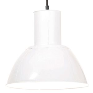 vidaXL Lampă suspendată, 25 W, alb, rotund, 28,5 cm, E27