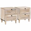 vidaXL Dulap de noapte 2 buc. Alb 40 x 33 x 46 cm Lemn prelucrat