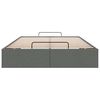 vidaXL Cadru de pat otoman fără saltea țesătură gri închis 120x200 cm