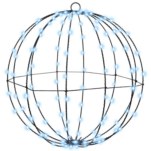 vidaXL Bola cu 120 LED Alb rece 40,5 x 40,5 x 42 cm Metal