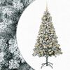 vidaXL Brad de Crăciun artificial cu globuri 120 cm 150 LED-uri