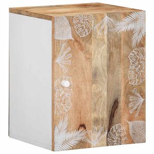 vidaXL Dulap de baie, 38x33,5x48 cm, lemn masiv de mango