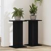 vidaXL Suport pentru plante 2 pcs Stejar Negru 30 x 30 x 60 cm