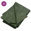 vidaXL Prelată 180 g/m², verde, 8x10 m, HDPE