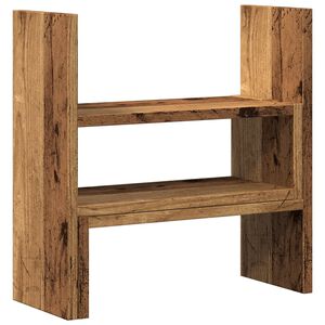 vidaXL Organizator birou, lemn vechi, 40x17x41 cm, lemn prelucrat