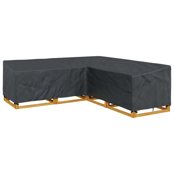 vidaXL Husă pentru mobilă Negru 255 x 255 x 80 cm Material Oxford 420D