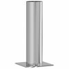 vidaXL Extensie pentru Capac de Semineu Argintiu 24 x 24 x 50 cm