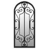 vidaXL Oglindă,negru, 100x45 cm,fier, pentru utilizare &icirc;n interior