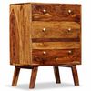 vidaXL Dulap lateral, lemn masiv de acacia, 60 x 35 x 76 cm