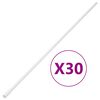 vidaXL Șine de cabluri cu cleme, &Oslash;16 mm, 30 m, PVC