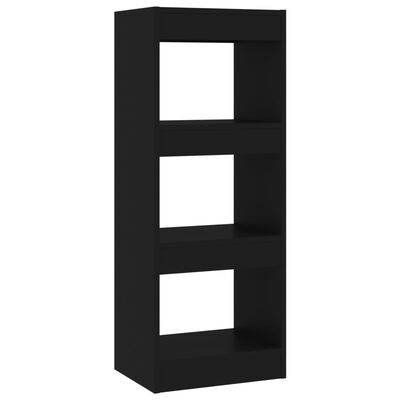 vidaXL Bibliotecă/Separator cameră, negru, 40x30x103 cm, PAL