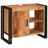 vidaXL Dulap de chiuvetă Maro 71 x 33 x 58 cm Lemn Solid de Acacia