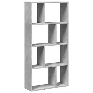vidaXL Bibliotecă, gri beton, 60x20x120,5 cm, lemn prelucrat