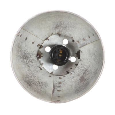 vidaXL Lampă de perete industrială, argintiu, 45 x 25 cm, E27