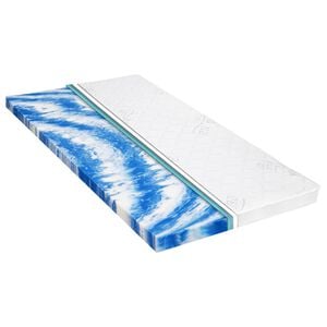 vidaXL Topper saltea, 80 x 200 cm, spumă gel, 7 cm