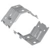 vidaXL Suport 2 Zincat 106 x 55 x 1,5mm Oțel