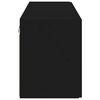 vidaXL Dulap TV de perete 2 pcs Negru 59,5 x 31 x 40 cm Lemn compozit
