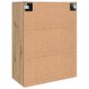 vidaXL Dulap montat pe perete 2 pcs Stejar Artizanal 69,5 x 34 x 90 cm
