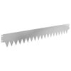 vidaXL Margine pentru gazon 10 pcs 103 x 15 cm metal Argintiu